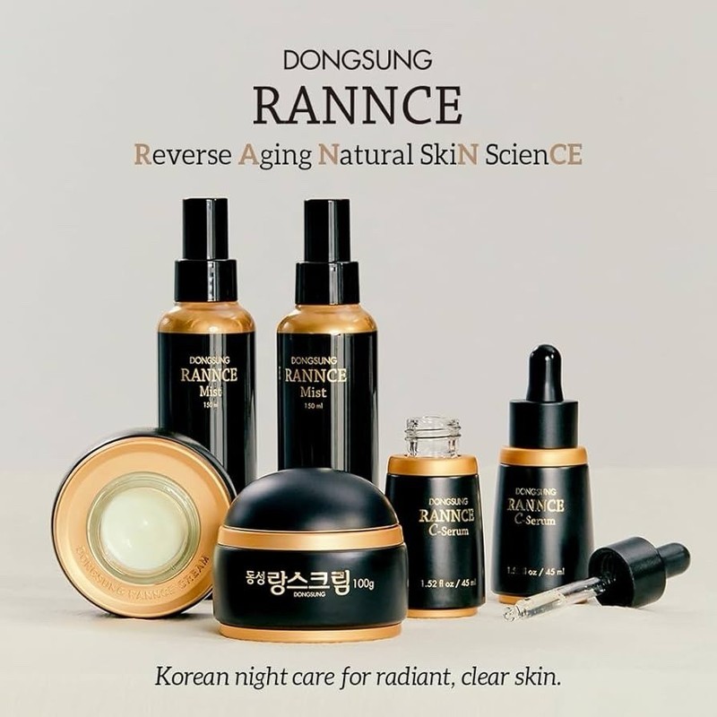 DONGSUNG Rannce Cream 70g & Rannce C Serum 45ml & Rannce Mist 150ml Set/ KBeauty gallery