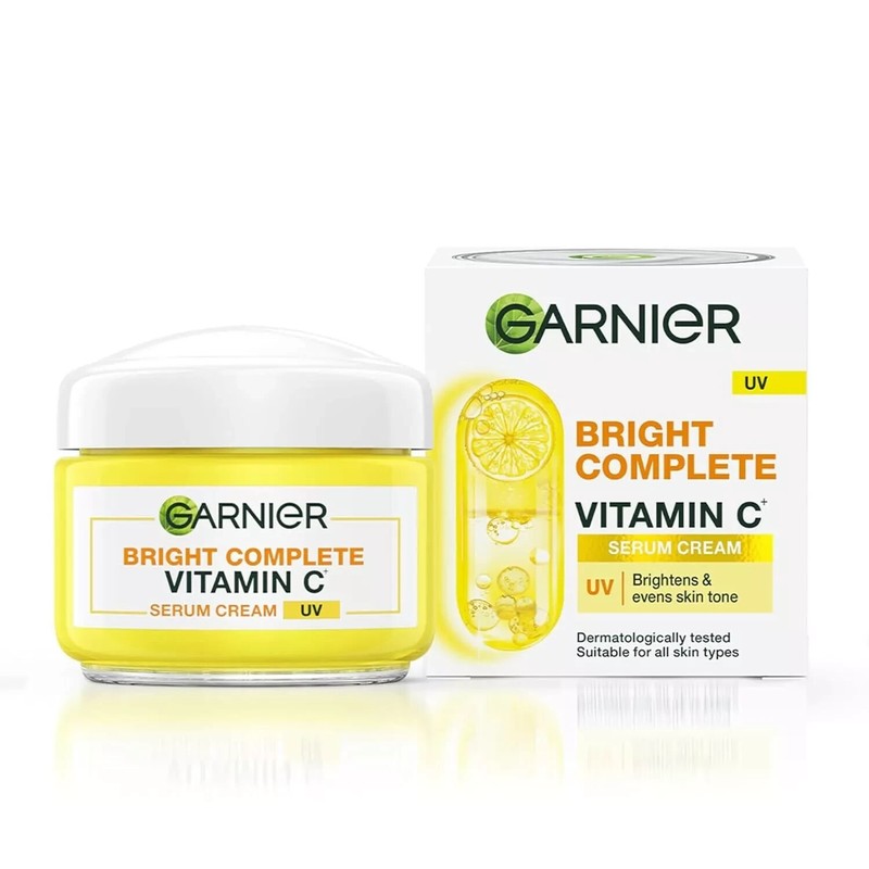 New Vitamin C, Skin Naturals Brightening Day Cream for Sun UV Protection 45gm.