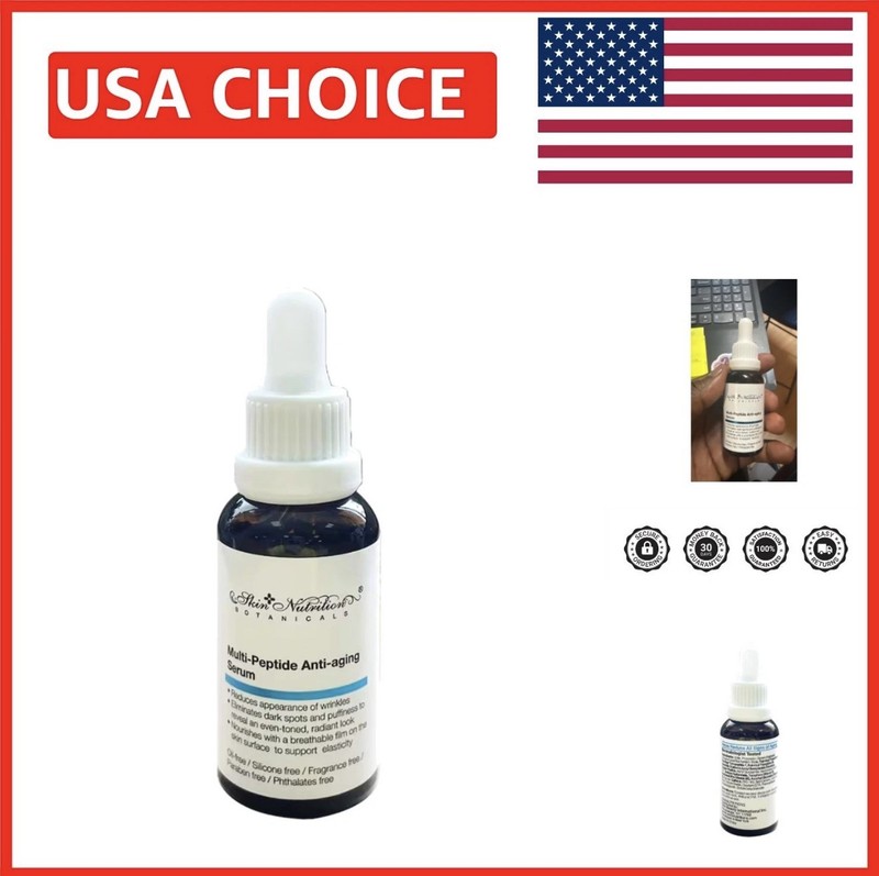 Bye Bye Wrinkles! Multi-Peptide Anti-Aging Serum, 1 oz for All Skin Types