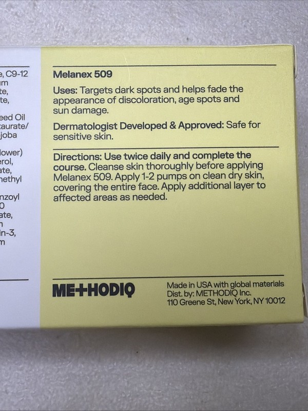 Melanex 509 Niacinamide, Resveratrol Vitamin C / 15ml / .5 oz NIB. Fast Shipping gallery