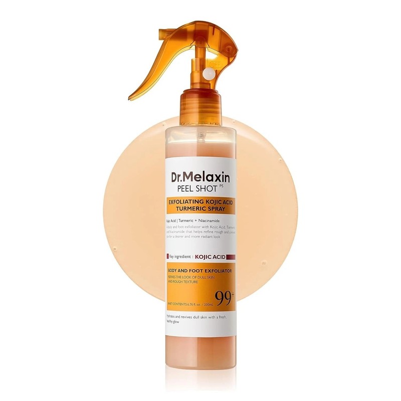 Dr.Melaxin Body Keratin Care Kojic Acid Turmeric Spray Gently Exfoliating