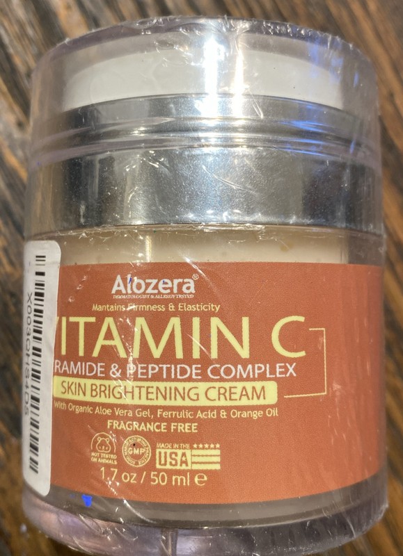 Alozera Vitamin C Face Cream – Brightens, Hydrates & Firms, 1.7 oz
