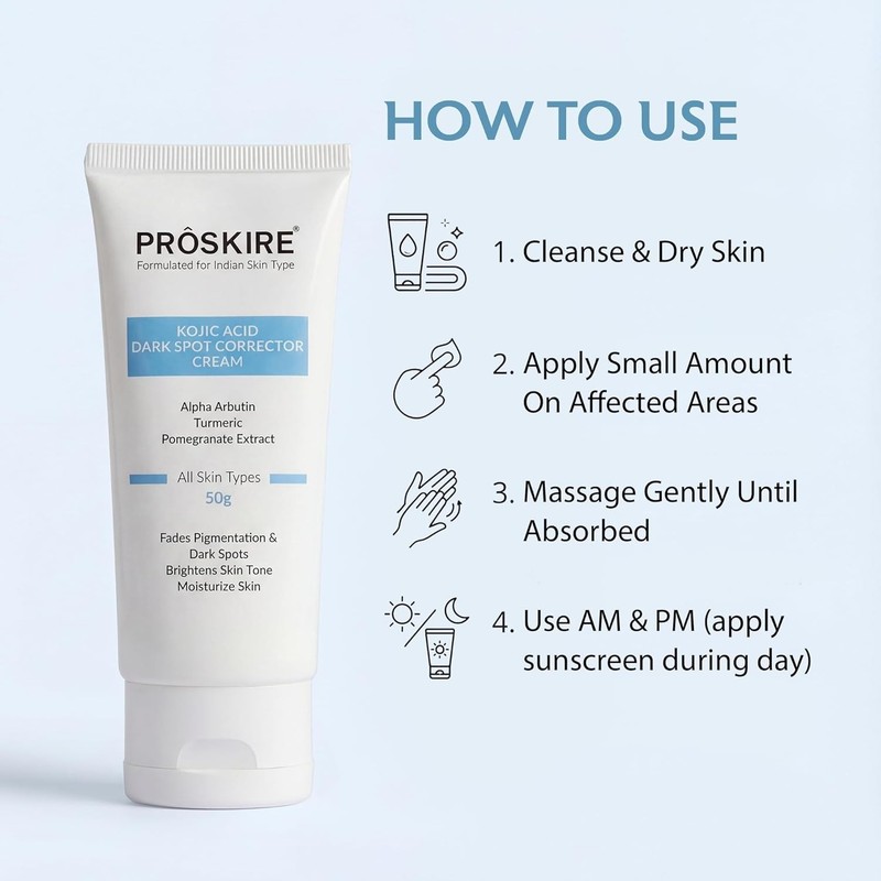 Dark Spot Corrector Face,Neck,Skin Dark Spot Remover Cream Kojic Acid gallery