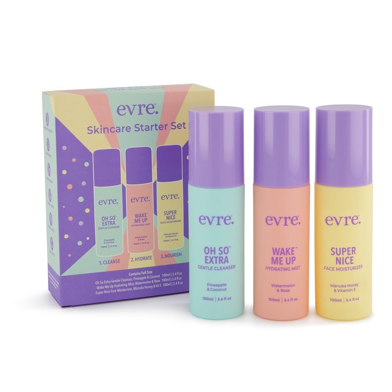 3 Step Teen Starter Skin Care Set, 3.4 Fl Oz (Pack of 3), Wash, Mist, Moistur…