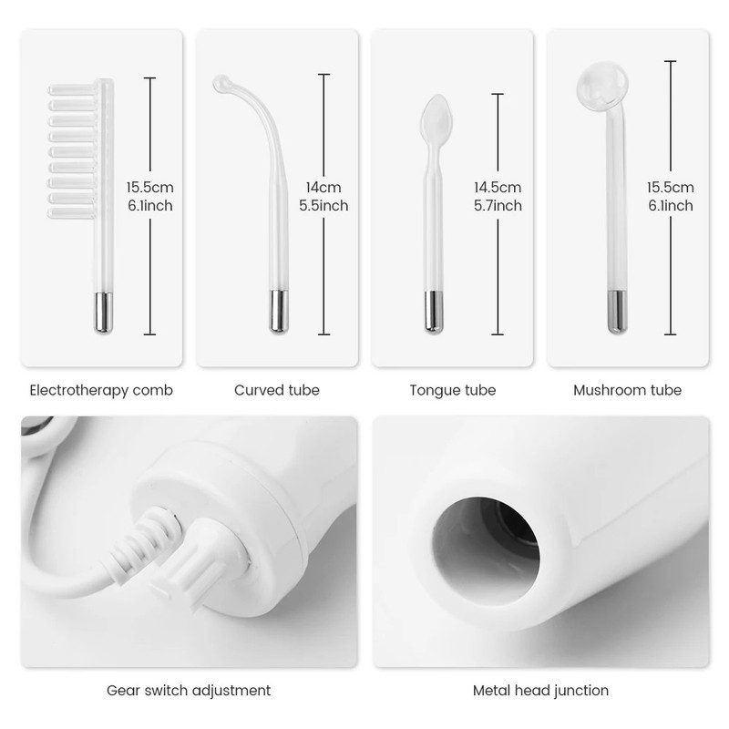 Portable 4 In 1 Facial Skin Care Wand Machine Acne Hair Treatment Set Home Use gallery