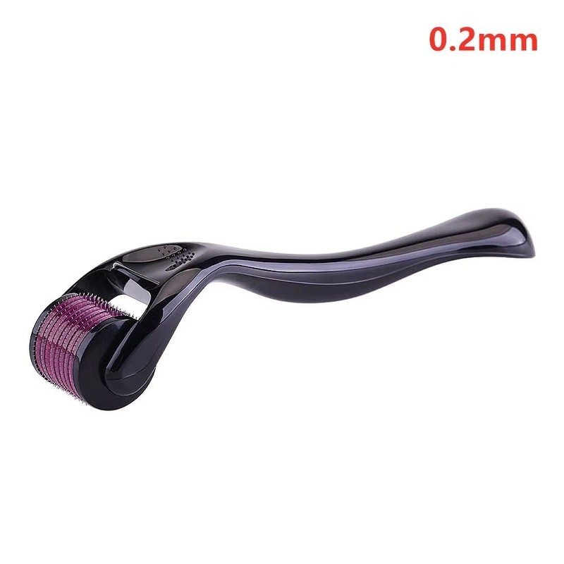 540 Microneedle Derma Roller 0.2mm 0.3mm Skin Face Beard Hair Growth Scalp Tool