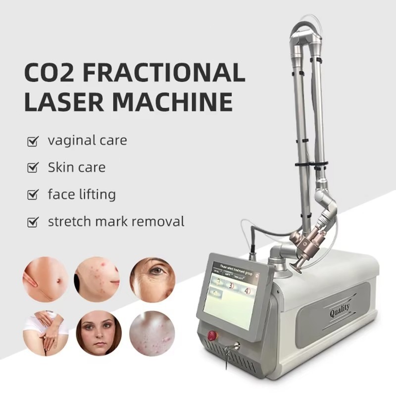 CO2 Portable Laser Fractional Skin Wrinkle Removal Acne Treatment Beauty Machine