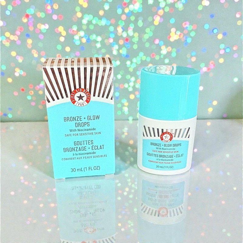 First Aid Beauty Bronze + Glow Drops With Niacinamide 1 fl oz New In Box