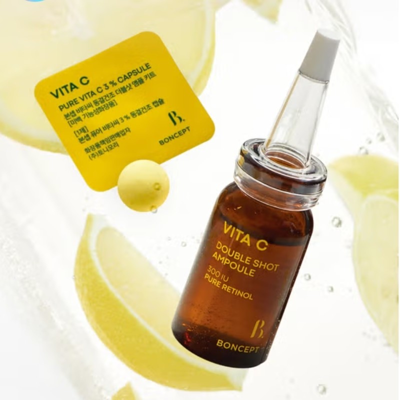[BONCEPT by TONYMOLY] Vita-C Freeze-Dried Double Shot Ampoule Kit / KBeauty gallery