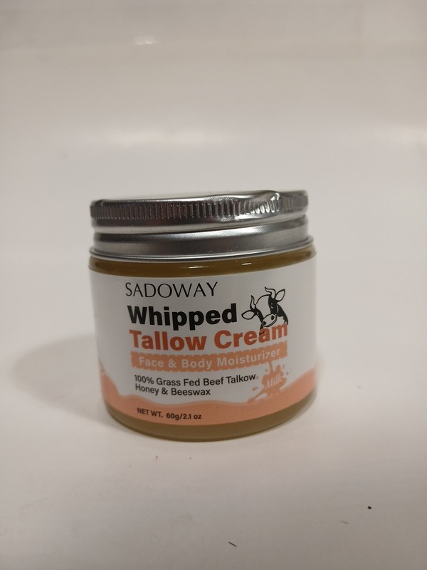 SADOWAY Beef Tallow for Skin: Handmade Beef Tallow for Face – Organic Grass-Fed