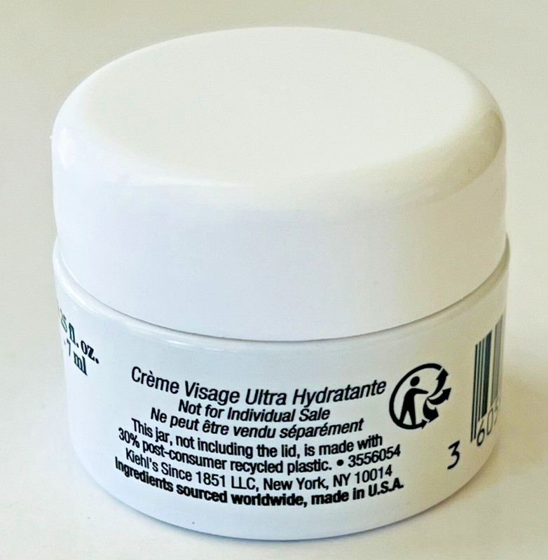 Kiehl’s Ultra Facial Cream 24-Hour Lightweight Hydrating Formula 0.25oz 7ml Mini gallery