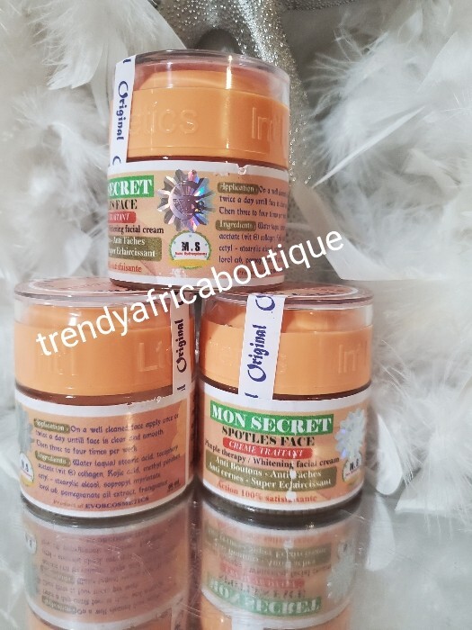 2 jars Mon secret Moisturizing Face Cream: NOTE JAR IS NOT FULL!. Price is for 2 gallery