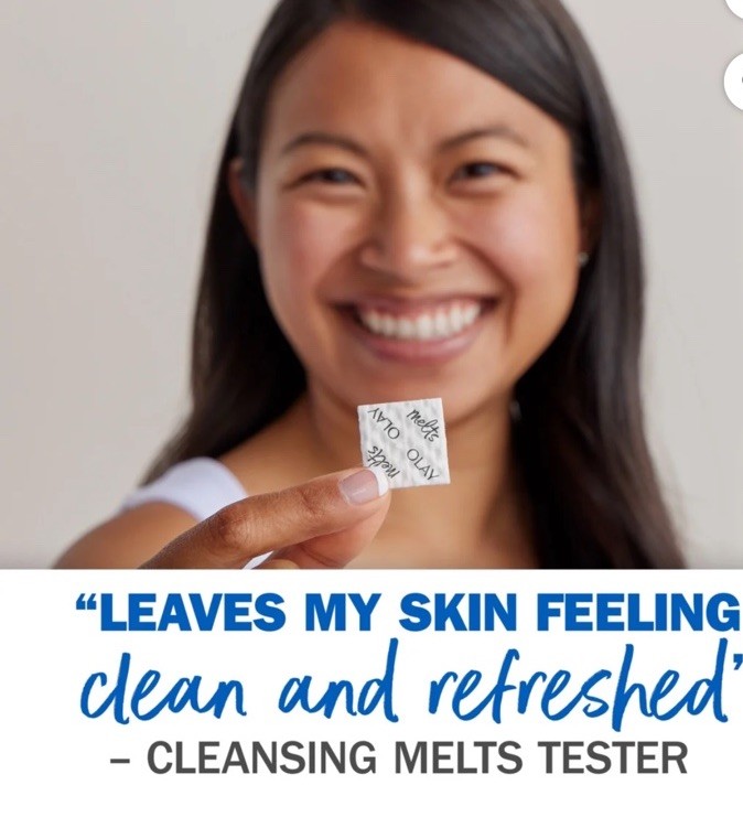 NEW Olay Cleansing Melts + Retinol Water-Activated Daily Facial Cleansers 32 gallery