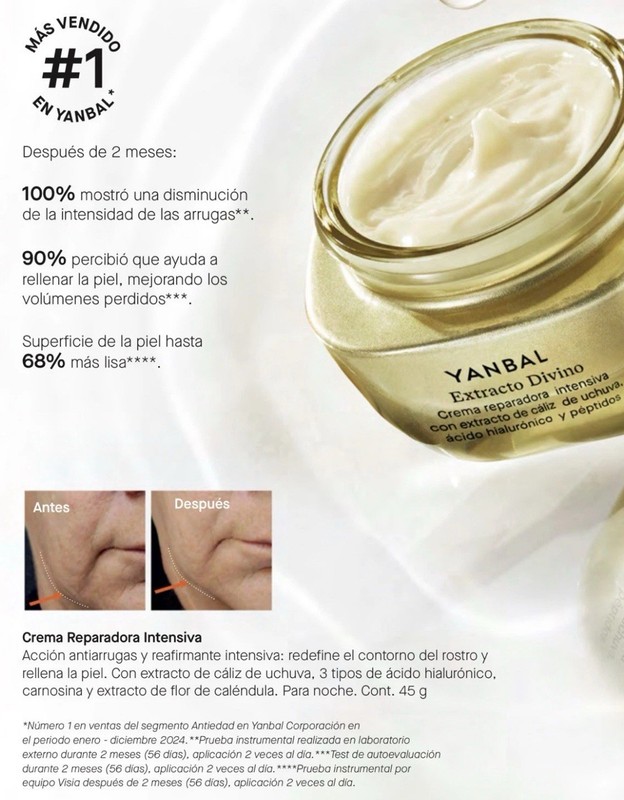 SENTIVA Extracto Divino by Yanbal Intensive Restoring Face Cream gallery