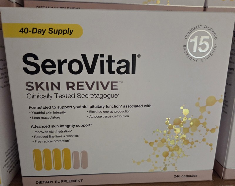 SeroVital Skin Revive, 240-count Capsules Exp 04/2027 Brand New Lot Of 100