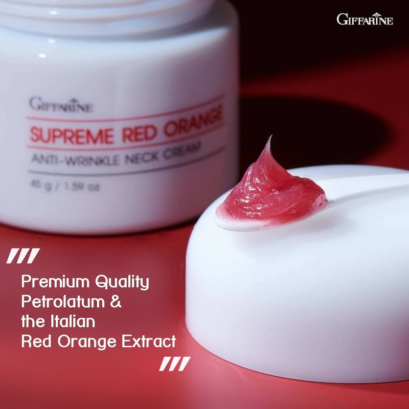 Supreme Red Orange Anti-Wrinkle Neck Cream GIFFARINE 45g. gallery