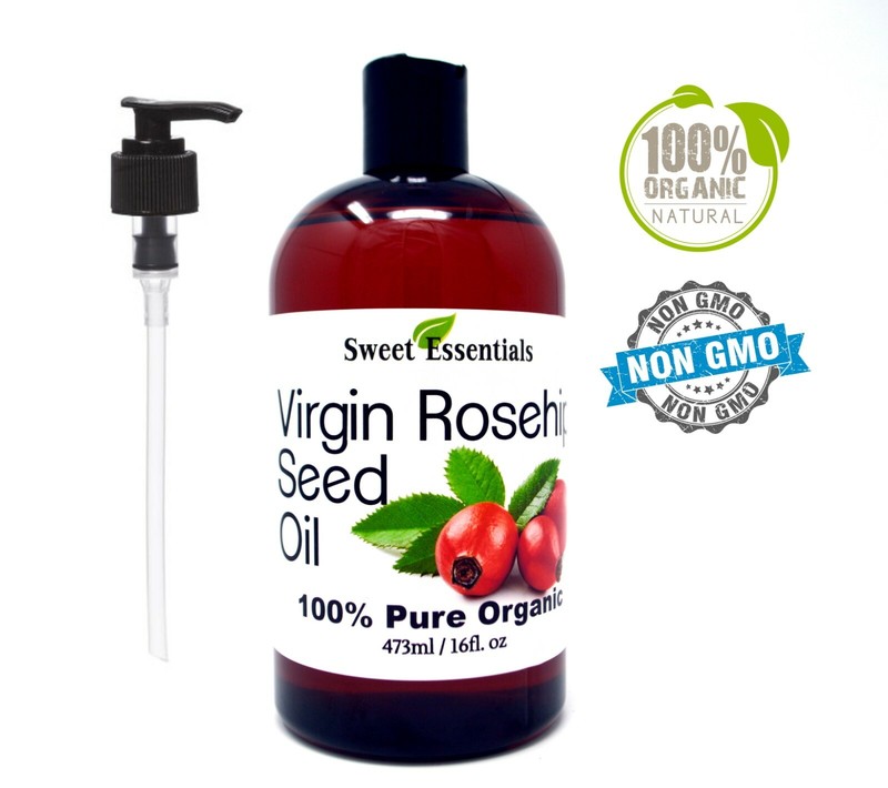 Organic Rosehip Seed Oil | 16oz | Imported From Chile | 100% Pure | Cold Pressed