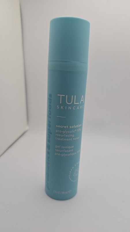 TULA SKINCARE Pro-Glycolic 10% Resurfacing Treatment Toner Hyaluronic Acid 3 fl