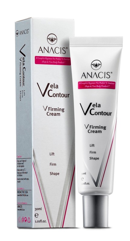 Double Chin Reducer Saggy Neck Firming Face Shaping Cream Vela Contour 30Ml