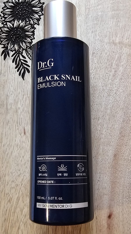 Dr. G Black Snail Emulsion 150ml/5.07 Fl.oz. Elasticity Nutrition Emulsion