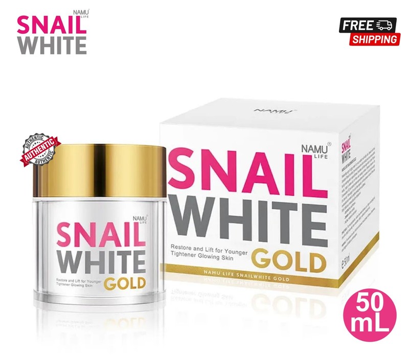 Snail White Gold Facial Cream Anti-aging Cream Snail Secretion by Namu Life 50ml