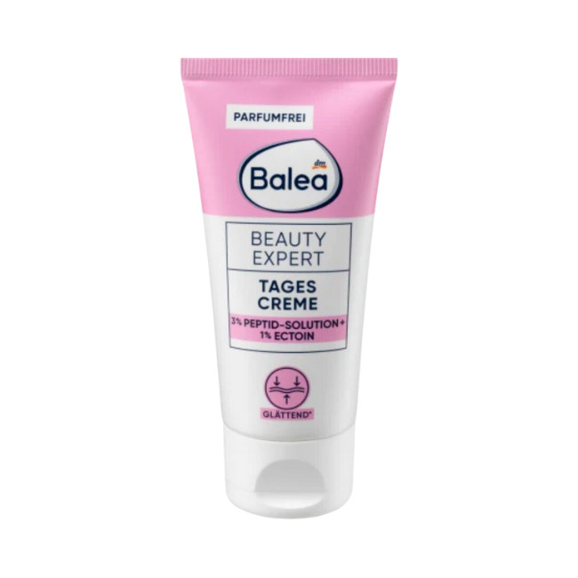 Balea BEAUTY EXPERT daily face cream – with 3% peptides, 50 ml + GIFT !