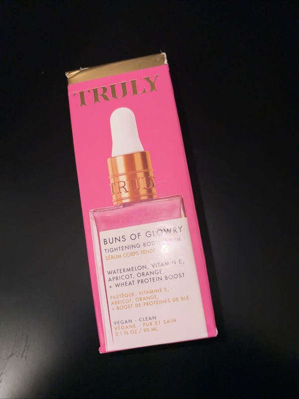 TRULY Buns of Glowry Tightening Body Serum Watermelon Vitamin E 3.1 Oz 90ml New
