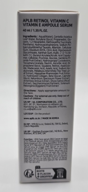 APLB Retinol Vitamin C Vitamin E Ampoule Serum 40ml Exp. 03/30/2028 gallery