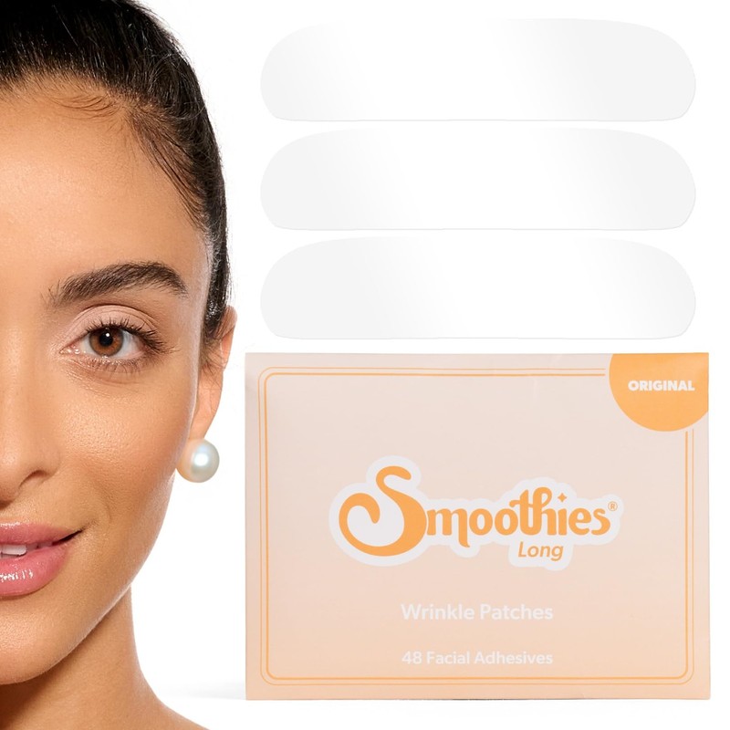 Smoothies Long Forehead Wrinkle Patches for Face Overnight Facial Patches fo…
