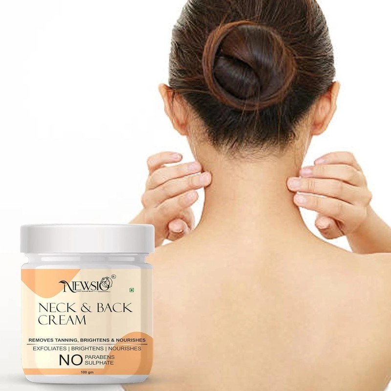 Neck Back Cream Removes Fine Lines & Tanning, Lighten Body Cream 100gm gallery
