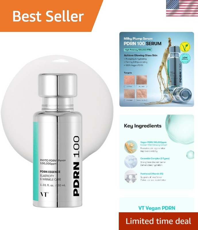 Hydrating Essence: 100,000ppm PDRN – Plumping Serum for Timeless Skin