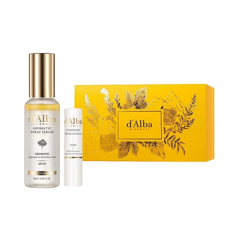 White Truffle Vegan Gift Set, First Aromatic Spray and Nourishing Lip Balm 35…