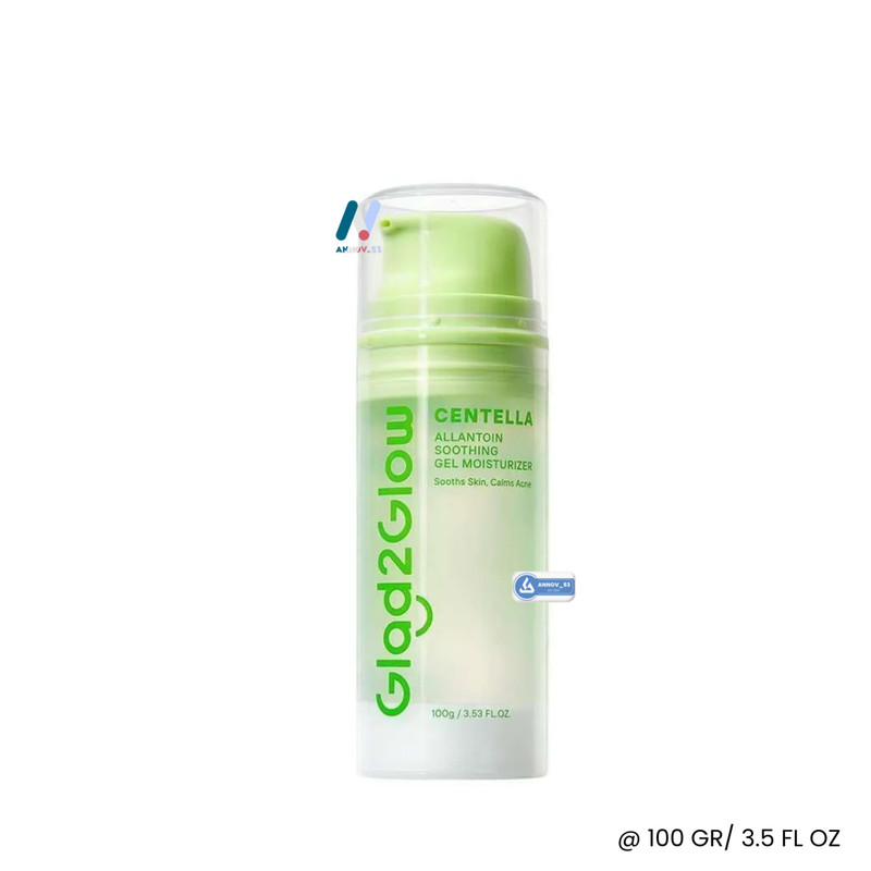 GLAD2GLOW Brighten Moisturizer Soft Pores Dark Spot Acne Scars Anti Aging 100g