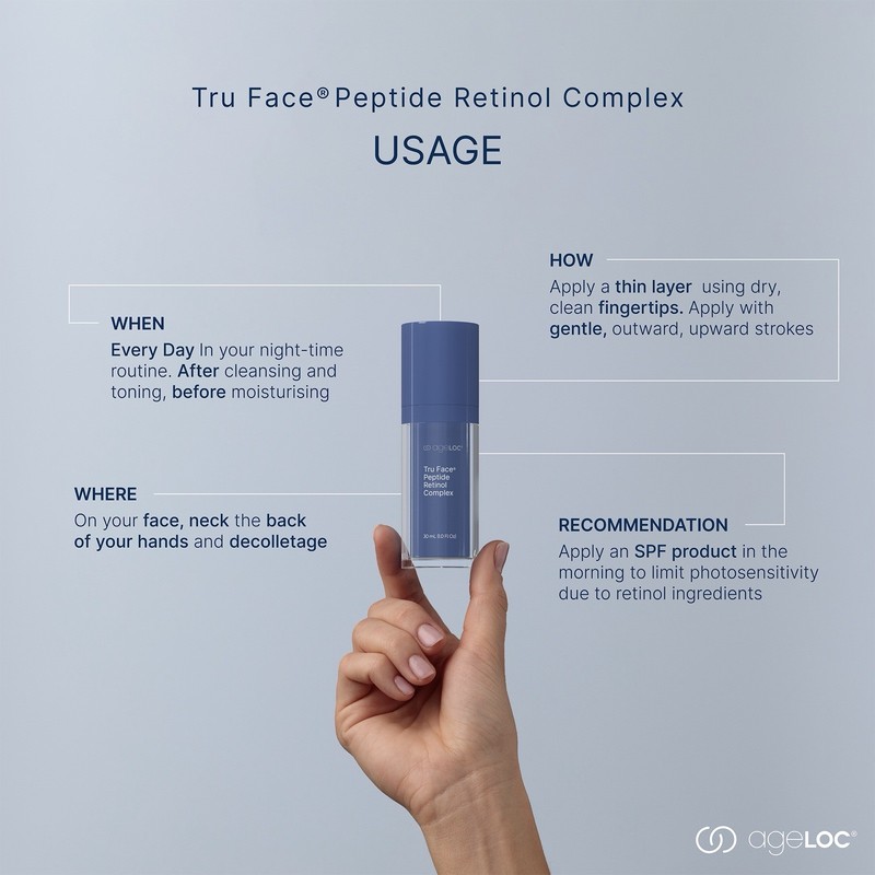 Nuskin Ageloc Tru Face Peptide Retinol Complex Brand NEW gallery