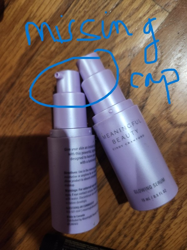 LOT OF 2 X Cindy Crawford Meaningful Beauty GLOWING SERUM – 15 ml