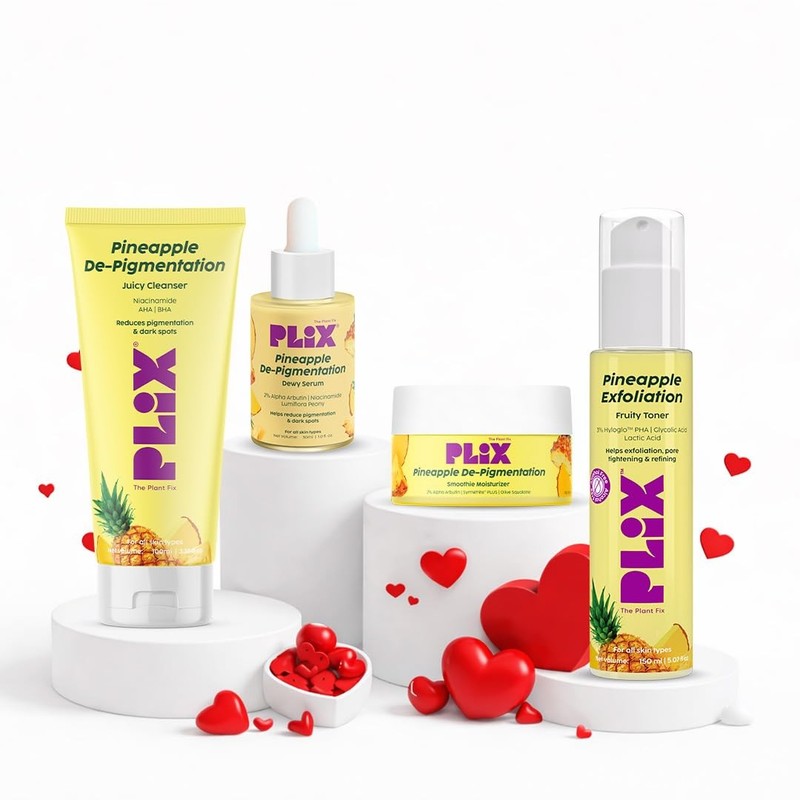 PLIX – THE PLANT FIX | Pineapple De-Pigmentation Regime with Pineapple