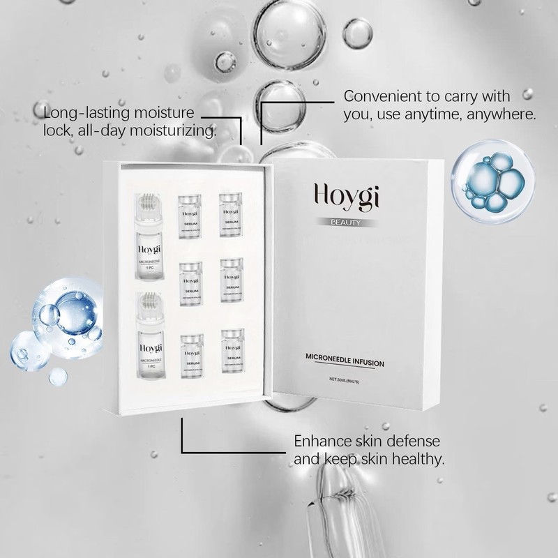 6mo KIT Micro Infusion FILL WRINKLES roll needle stamp Hyaluronic Acid Collagen