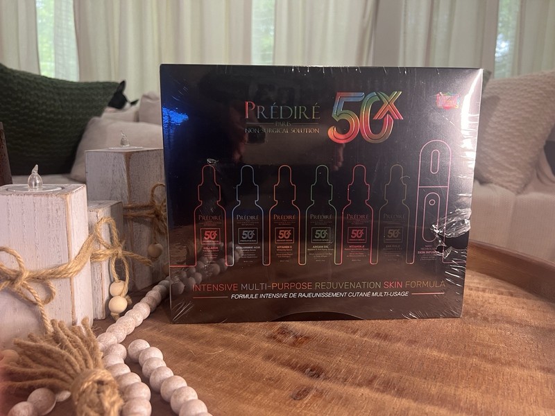 Prédiré 50X Skin Infusion Device & 6 Serum Collection Luxury Gift Set New