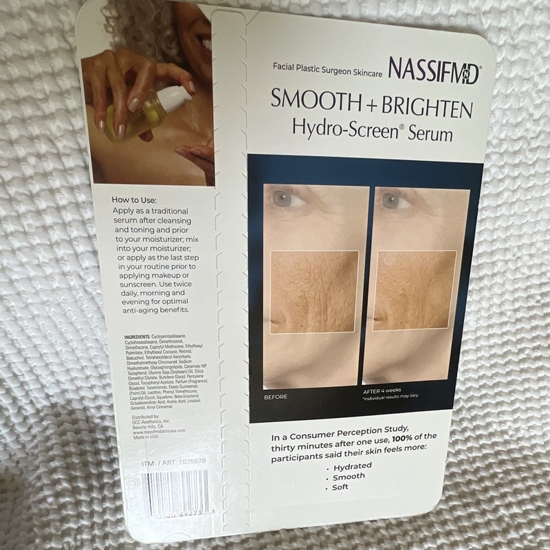 NassifMD Hydro-Screen Serum 1 fl oz - Hyaluronic Acid Retinol Ceramides gallery
