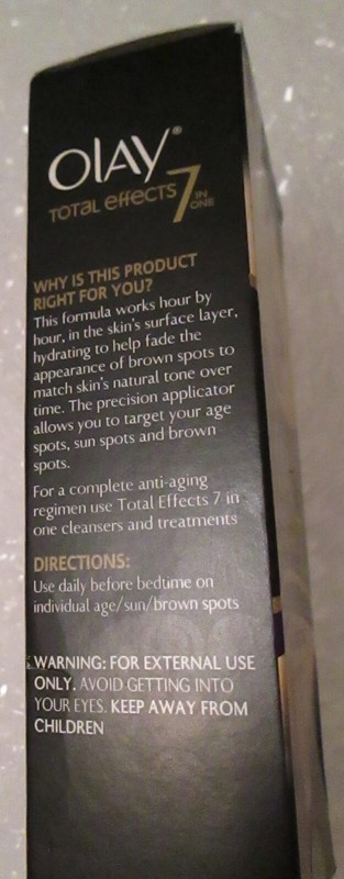 OLAY TOTAL EFFECTS 7-IN 1 TONE CORRECTING SPOT TREATMENT 0.17 FL OZ BROWN SPOTS gallery
