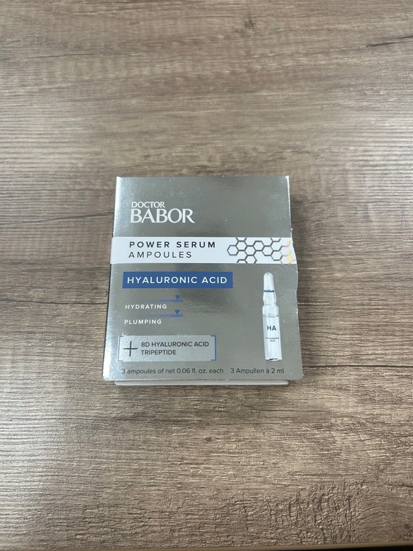 Babor Power Serum Ampoules: HYALURONIC ACID – 3 Ampoules x 2ml Each