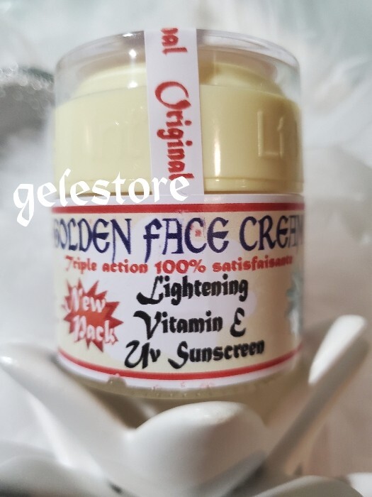 Authentic Golden Face lightening face cream & Collagen soap X 1 (BEWARE OF FAKE) gallery