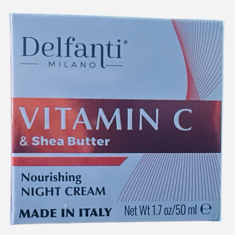Delfanti Milan Vitamin C & Shea Butter Night Cream 1.7 oz (50ml)