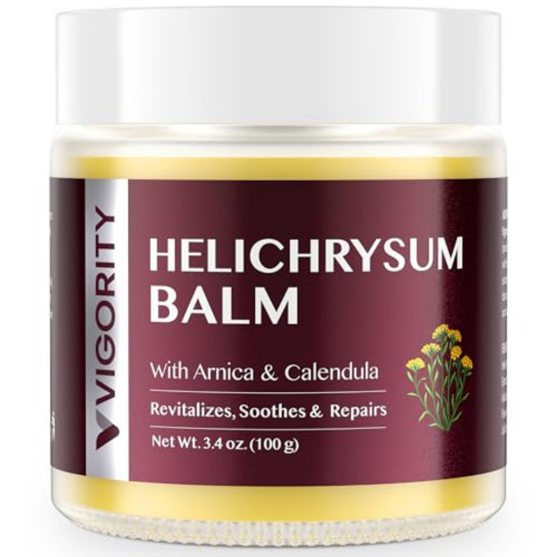 Helichrysum Balm Soothes & Repairs: Restorative Arnica Cream with Calendula for