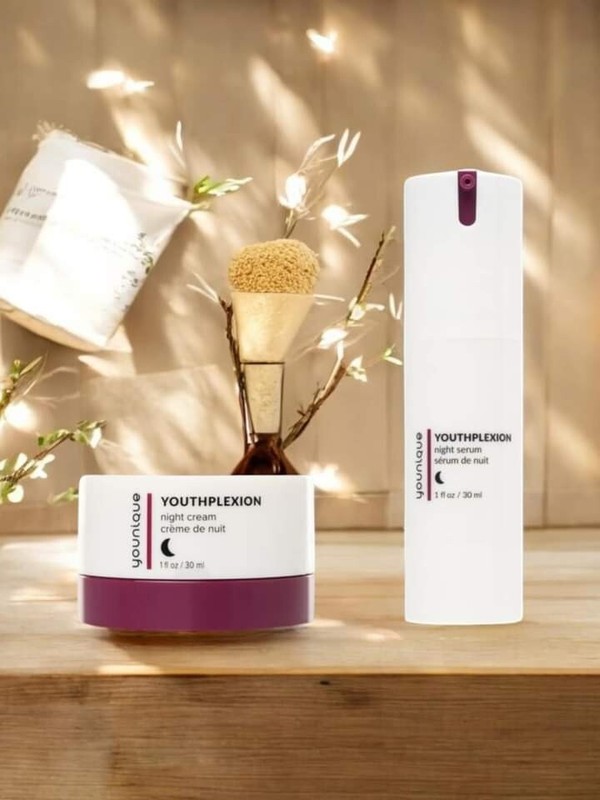 Younique Youthplexion Set Night Cream And Serum NEW