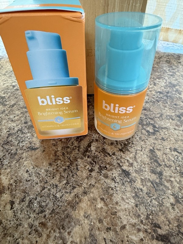 Bliss Bright Idea Brightening Serum With Vitamin C & Tri-peptides, 1 oz-GLOW UP!