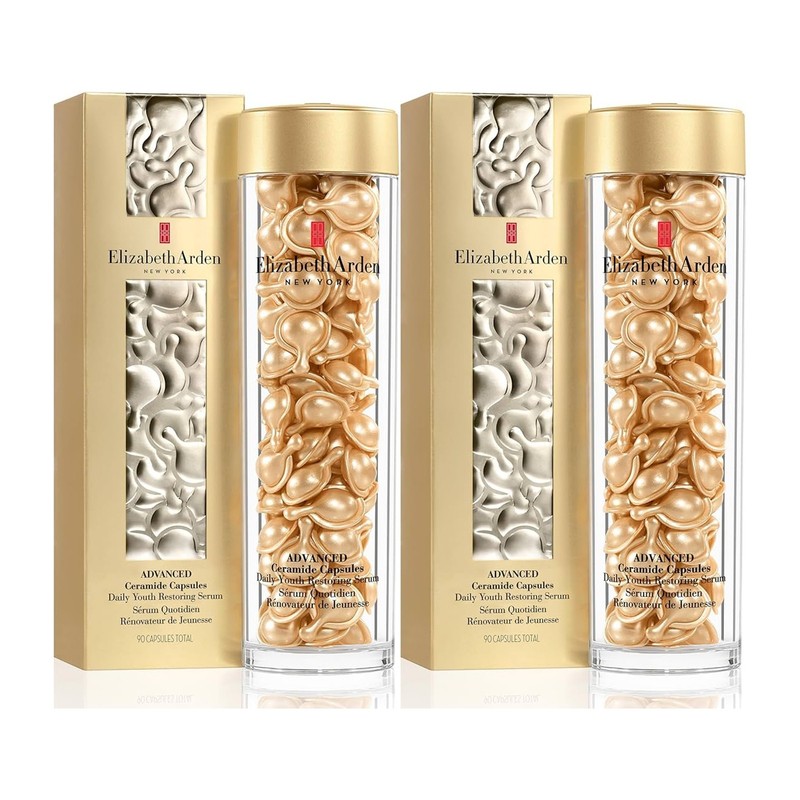 Elizabeth Arden Ceramide Capsules Daily Youth Restoring Serum, 90 Ct, 2 pack