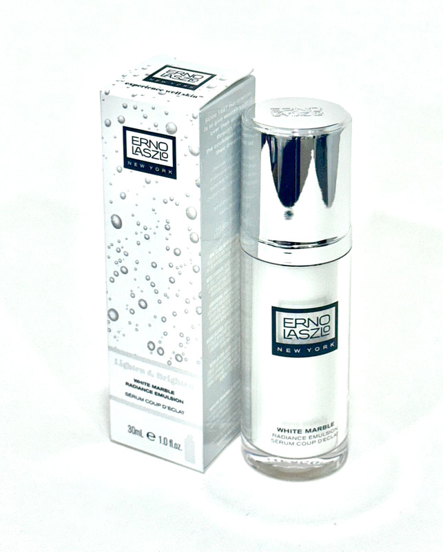 Erno Laszlo White Marble Radiance Emulsion 1oz•LIGHTEN+BRIGHTEN•DISCONTINUED•NEW