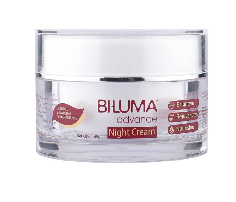 Bi-luma Advance Skin brightening Night cream with Vitamin C and hyluronic acid