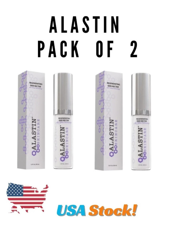 2 PACK Alastin Skincare Regenerating Skin Nectar ( 1 fl.oz / 29.6 ml) NEW IN BOX